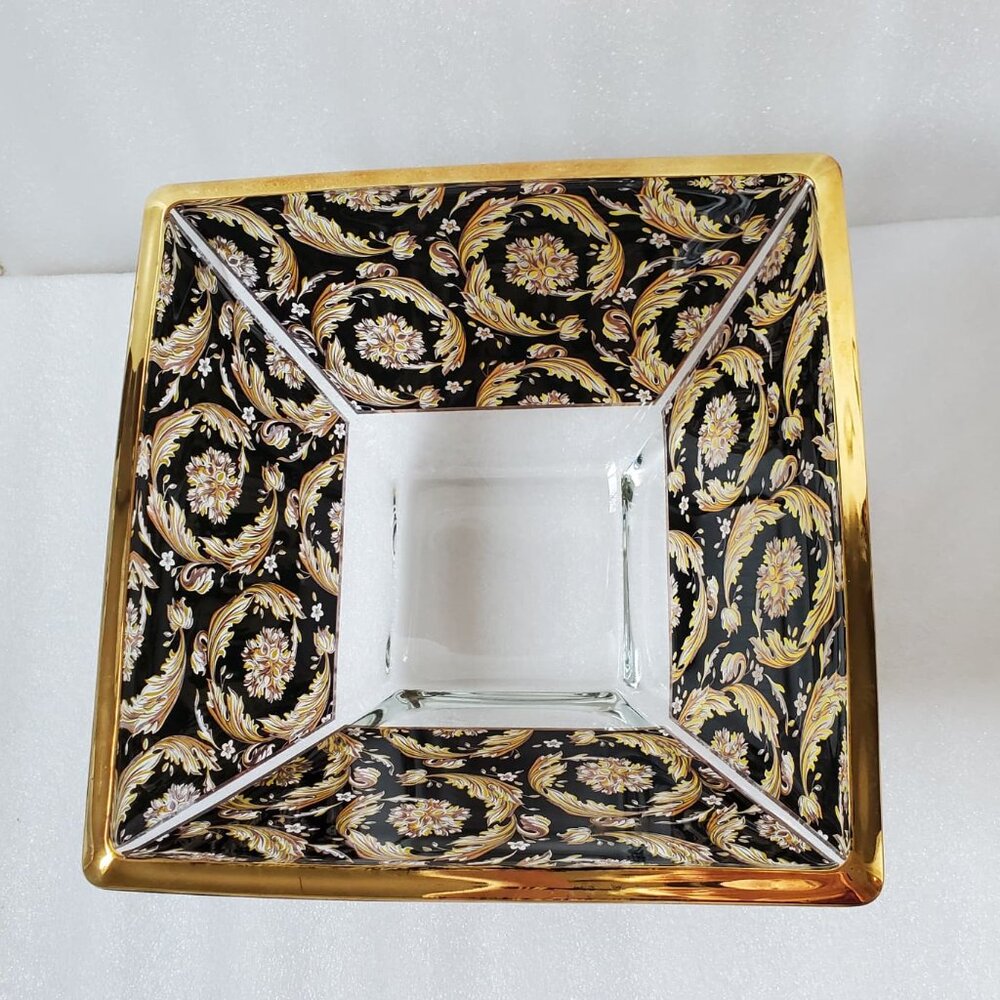 Stylish Squared Heavy Glass Bowl - Picture 4 of 8